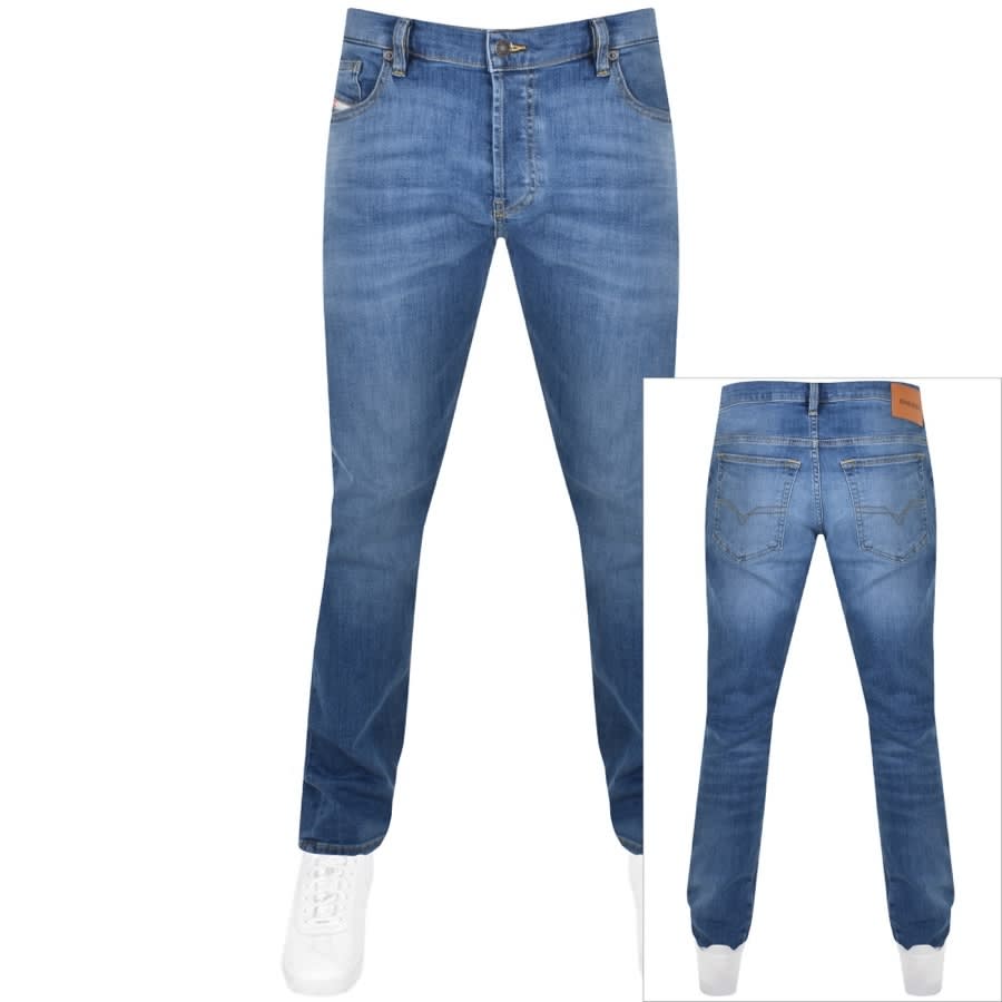 Diesel D Yennox Jeans Mid Wash Blue | Mainline Menswear Canada