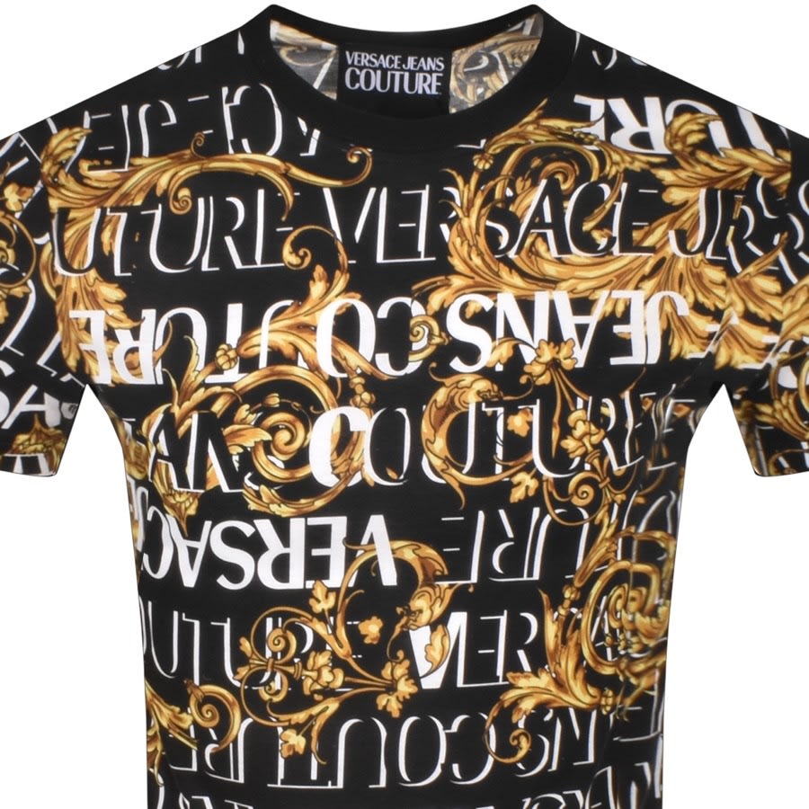 Alternative Image for ProductVersace Jeans Couture Logo T Shirt Black2