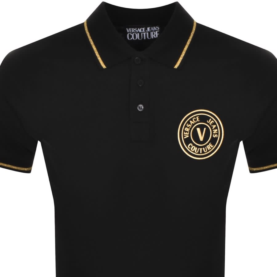 Alternative Image for ProductVersace Jeans Couture Polo T Shirt Black2