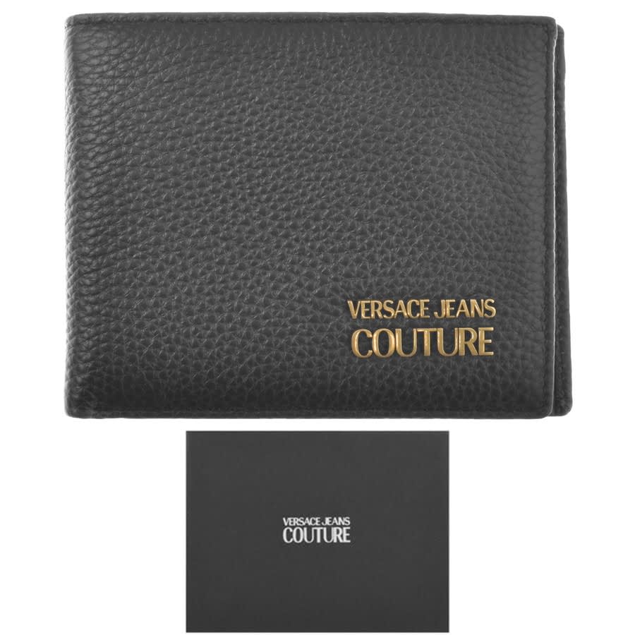 Alternative Image for ProductVersace Jeans Couture Textured Wallet Black1