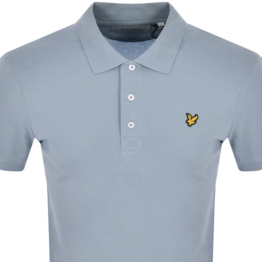 Alternative Image for ProductLyle And Scott Short Sleeved Polo T Shirt Blue2