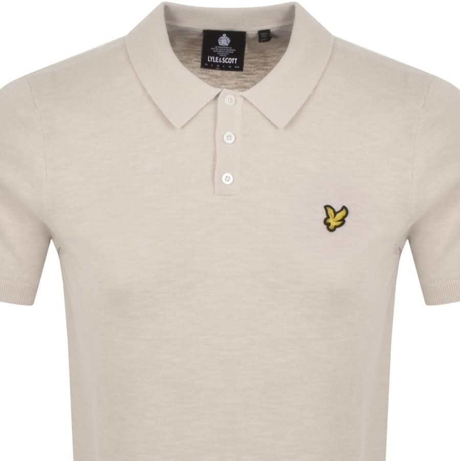 Alternative Image for ProductLyle And Scott Knit Polo T Shirt Beige2