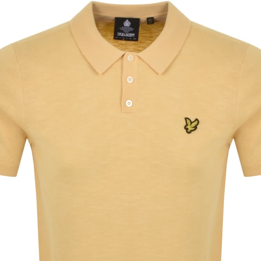 Alternative Image for ProductLyle And Scott Knit Polo T Shirt Yellow2