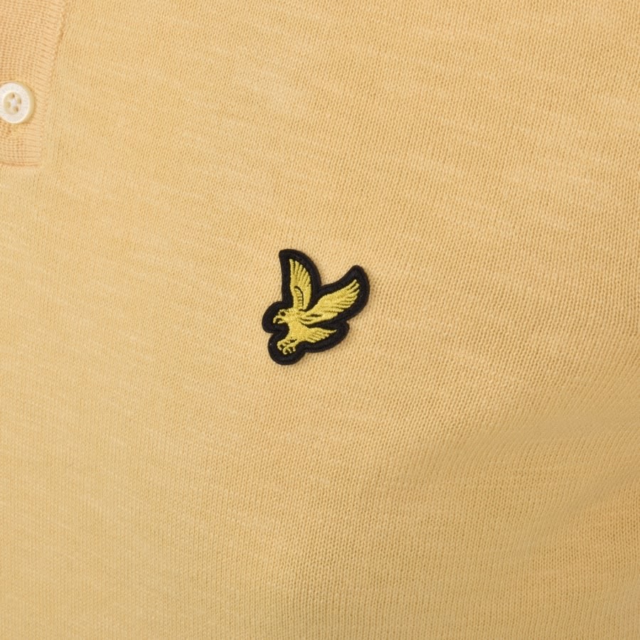Alternative Image for ProductLyle And Scott Knit Polo T Shirt Yellow3