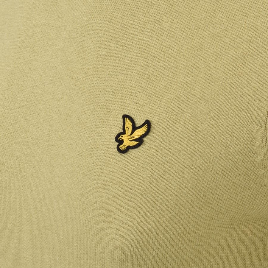 Alternative Image for ProductLyle And Scott Crew Neck Merino Knit Jumper Green3