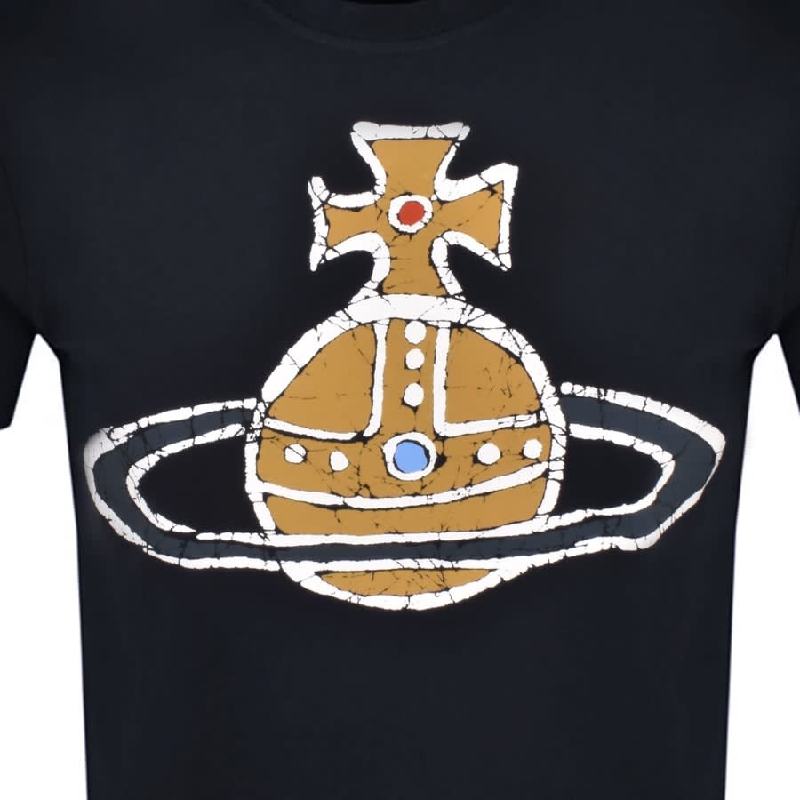 Alternative Image for ProductVivienne Westwood Classic Orb Logo T Shirt Navy3