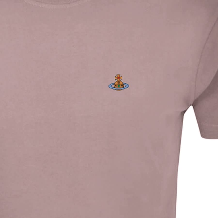 Alternative Image for ProductVivienne Westwood Classic Logo T Shirt Pink3