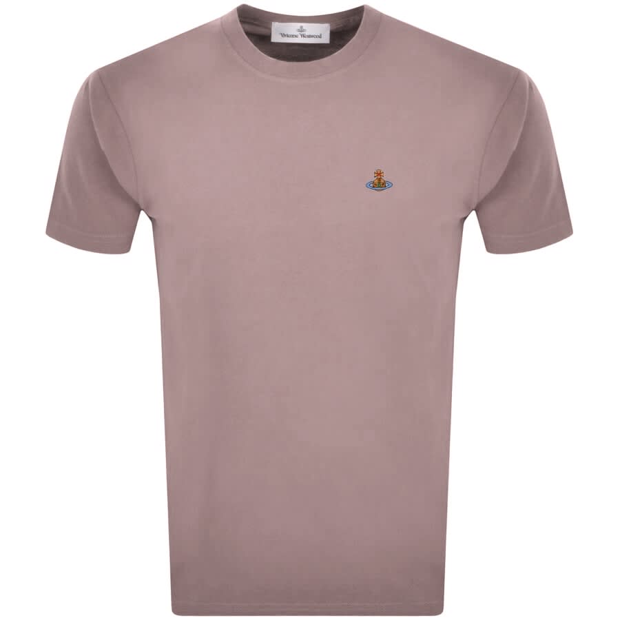 Alternative Image for ProductVivienne Westwood Classic Logo T Shirt Pink1