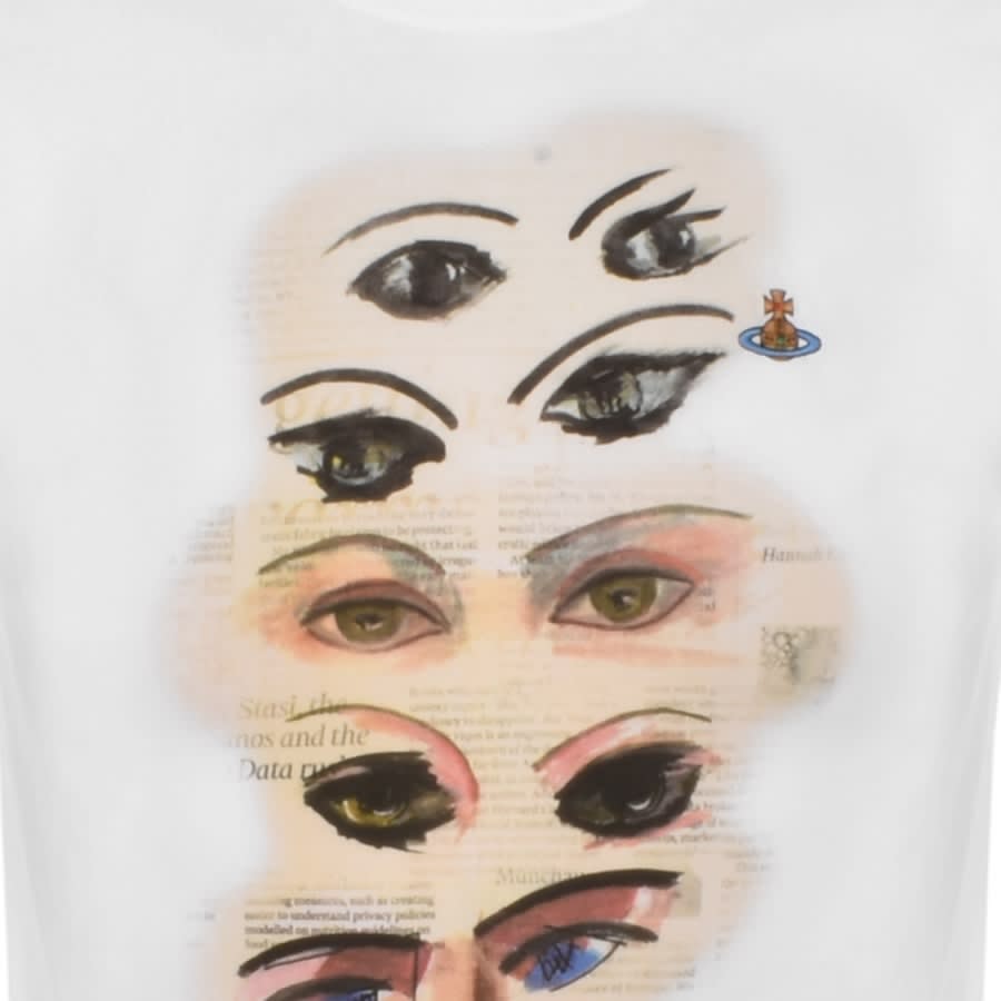 Alternative Image for ProductVivienne Westwood Classic Eyes T Shirt White3
