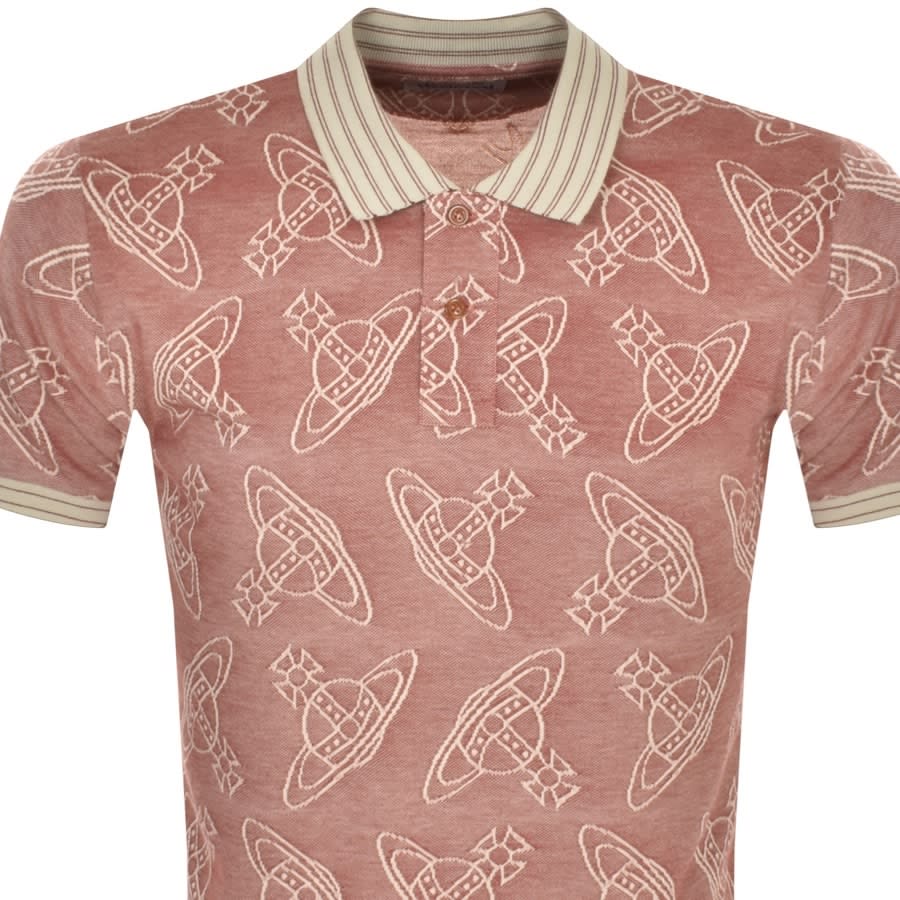 Alternative Image for ProductVivienne Westwood Short Sleeve Polo T Shirt Red2