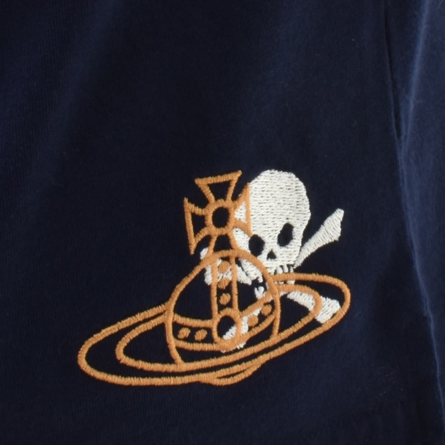 Alternative Image for ProductVivienne Westwood Oversized Pin Up T Shirt Navy3