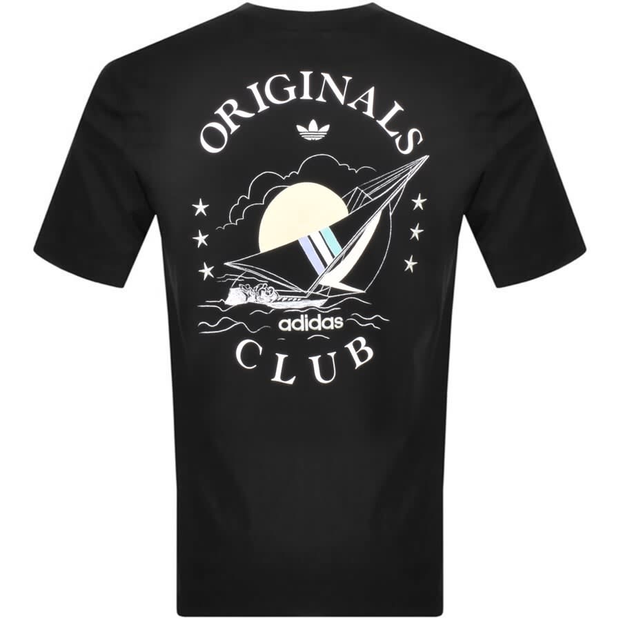 Alternative Image for Productadidas Originals Sailing T Shirt Black3