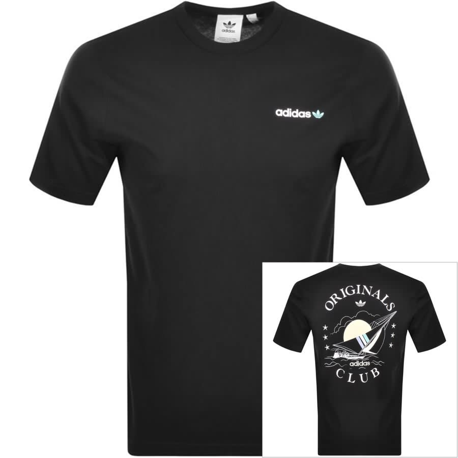 Alternative Image for Productadidas Originals Sailing T Shirt Black1