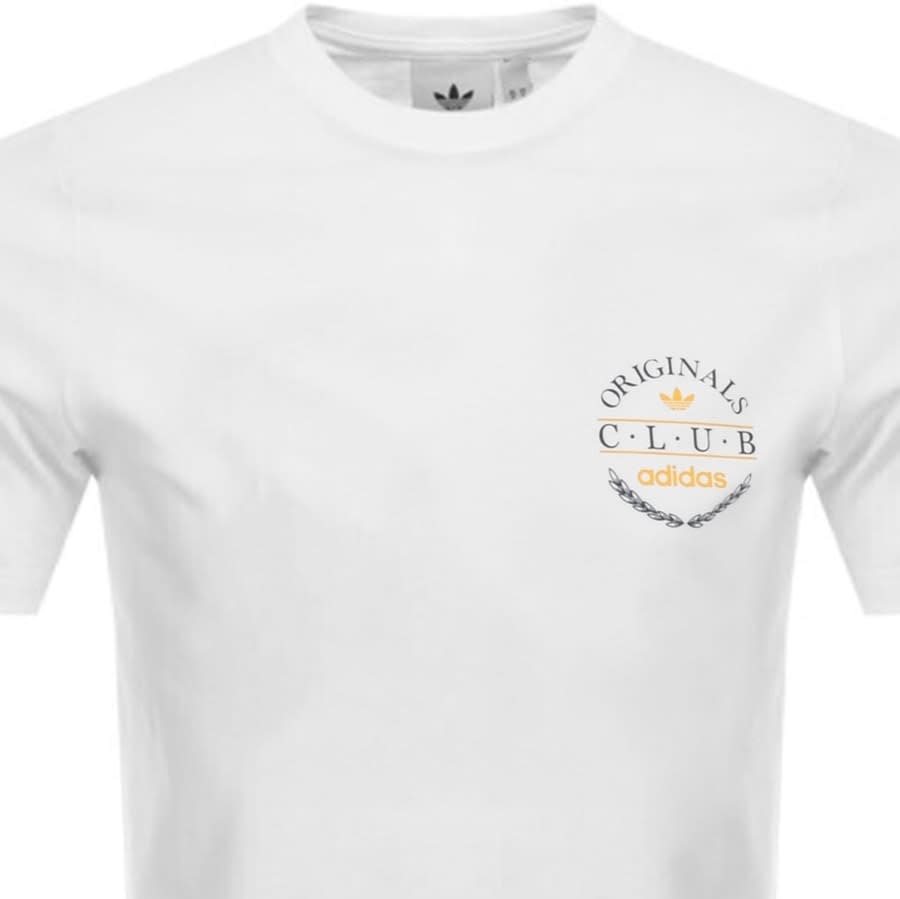 Alternative Image for Productadidas Originals Club Logo T Shirt White2