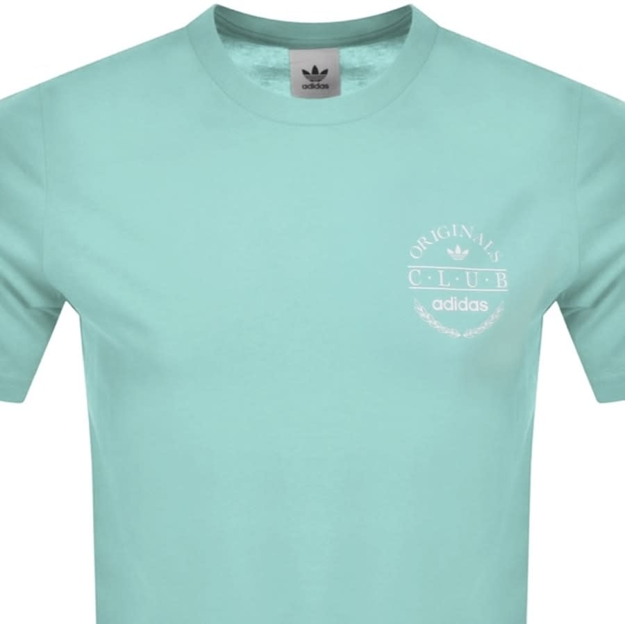Alternative Image for Productadidas Originals Club Logo T Shirt Green2