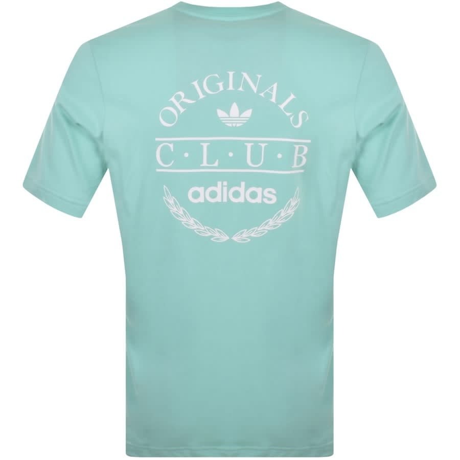 Alternative Image for Productadidas Originals Club Logo T Shirt Green3