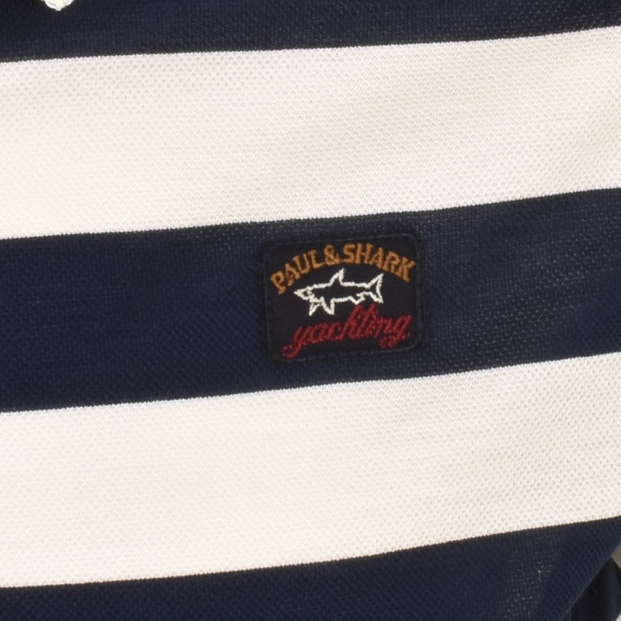 Alternative Image for ProductPaul And Shark Short Sleeved Polo T Shirt Navy3