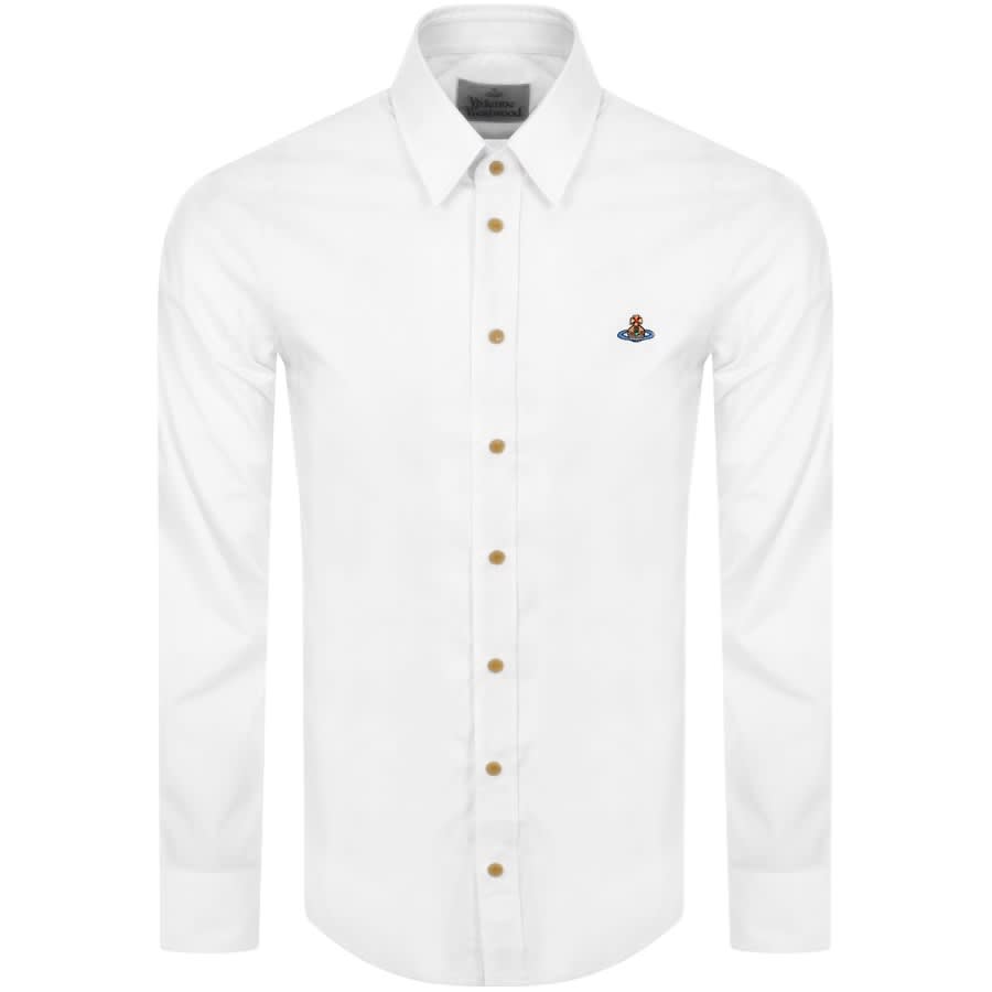 Vivienne Westwood Long Sleeved Shirt White | Mainline Menswear