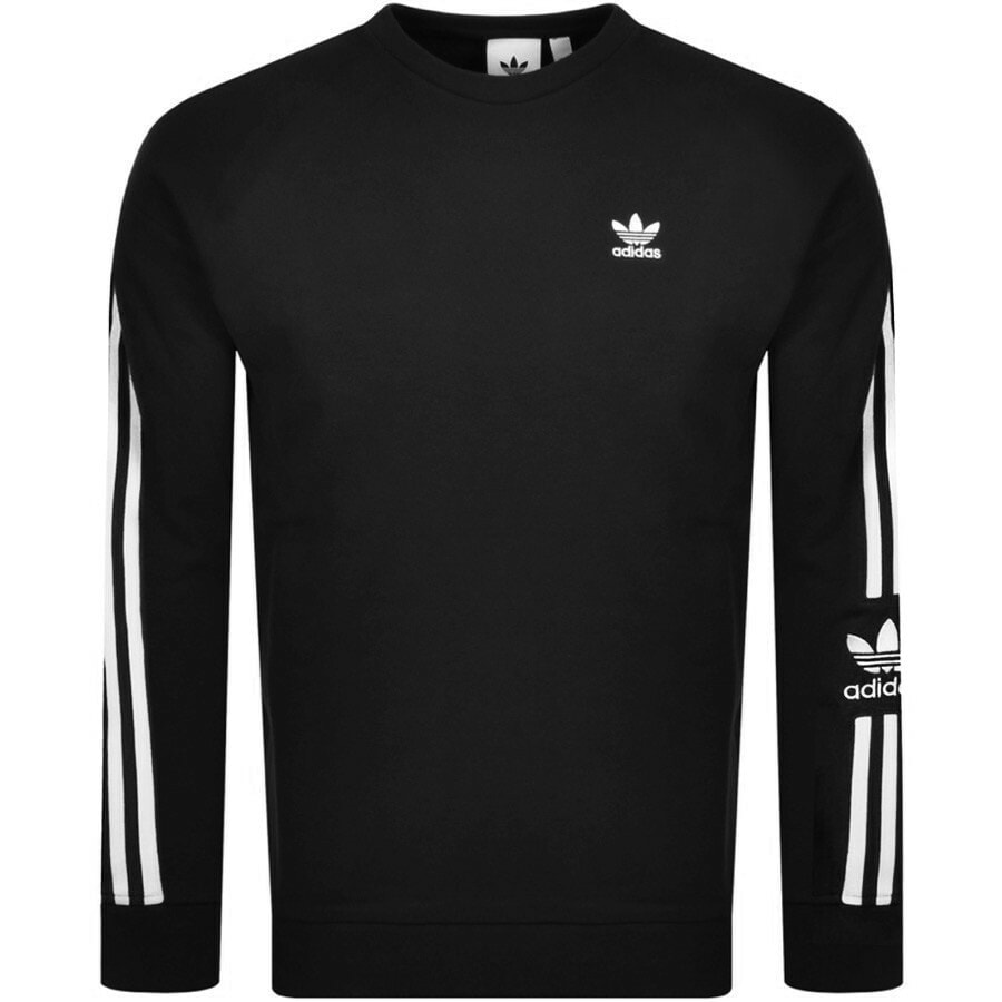 Alternative Image for ProductAdidas Originals 3 Stripes Sweatshirt Black1