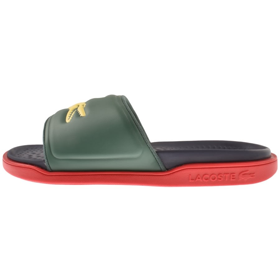 Alternative Image for ProductLacoste Croco Sliders Green2
