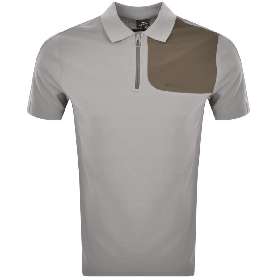 Alternative Image for ProductPS By Paul Smith Regular Polo T Shirt Grey1