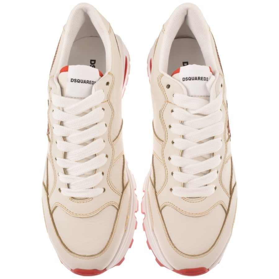 Alternative Image for ProductDSQUARED2 Run Trainers Cream3