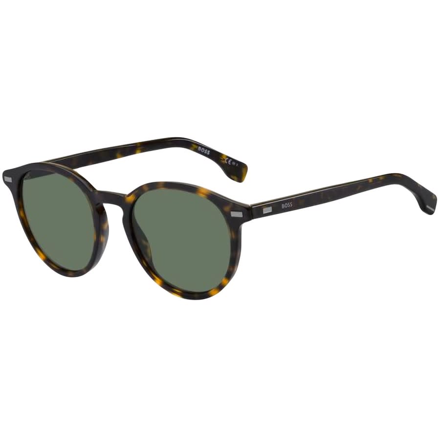 Lunettes De Soleil BOSS Homme - Monture Acier Inox & Acétate Biosourcé - Style Audacieux & Emblématique