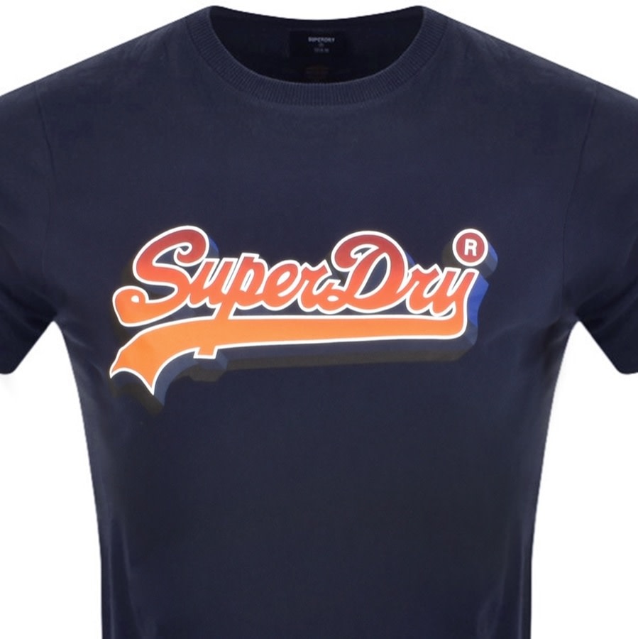 Alternative Image for ProductSuperdry Vintage Logo T Shirt Navy2
