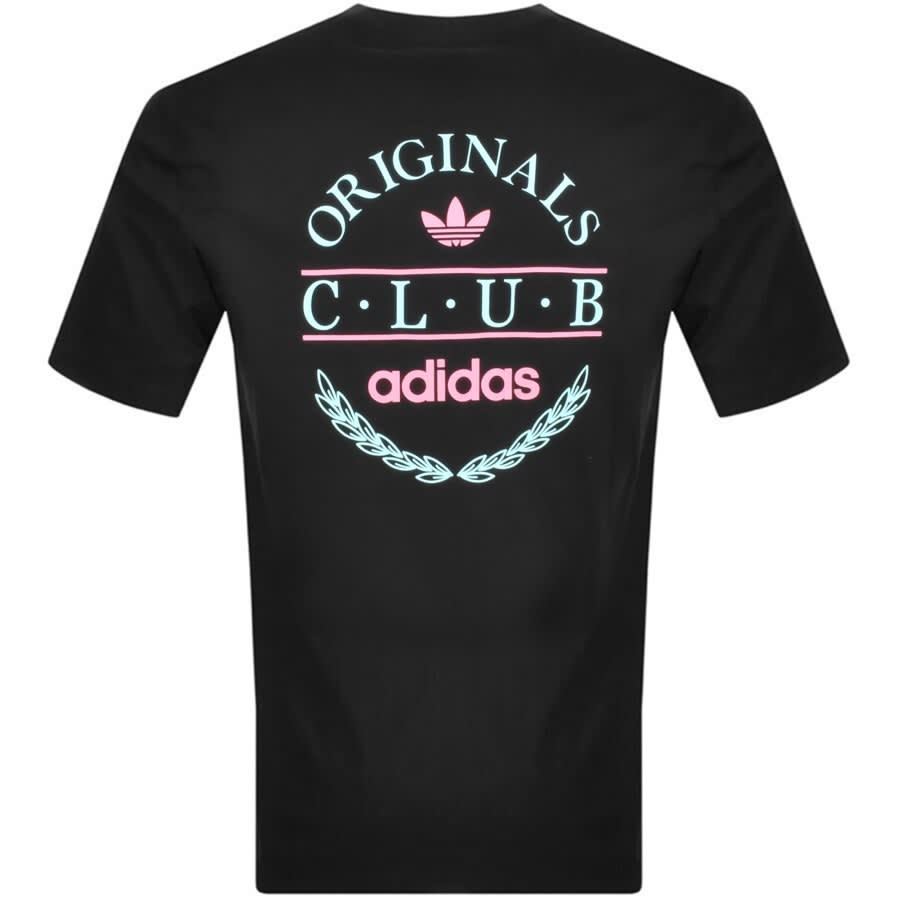 Alternative Image for Productadidas Originals Club Logo T Shirt Black3