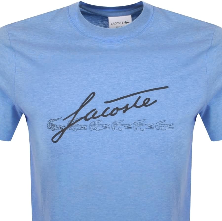 Alternative Image for ProductLacoste Crew Neck T Shirt Blue2