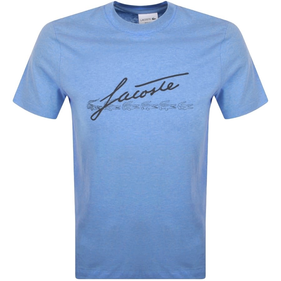 Alternative Image for ProductLacoste Crew Neck T Shirt Blue1