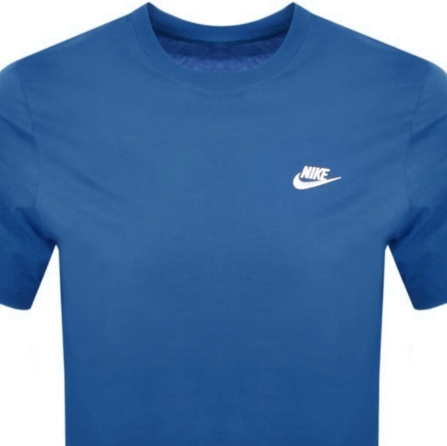 Alternative Image for ProductNike Crew Neck Club T Shirt Blue2