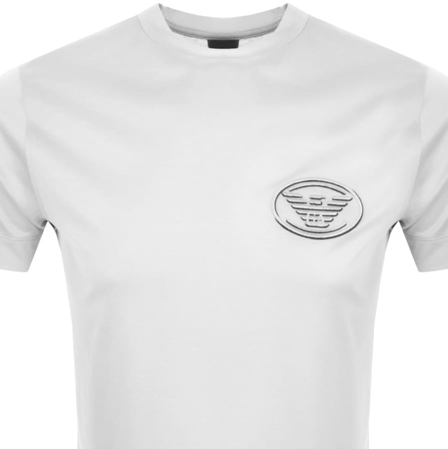 Alternative Image for ProductEmporio Armani Crew Neck Logo T Shirt White2