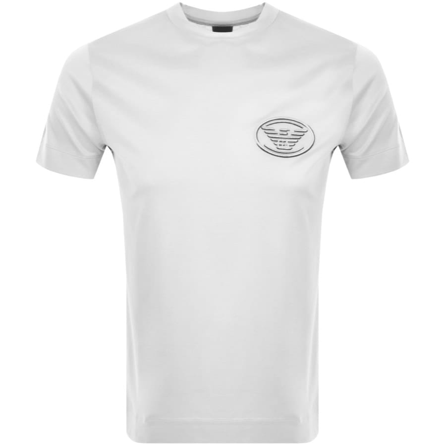 Alternative Image for ProductEmporio Armani Crew Neck Logo T Shirt White1