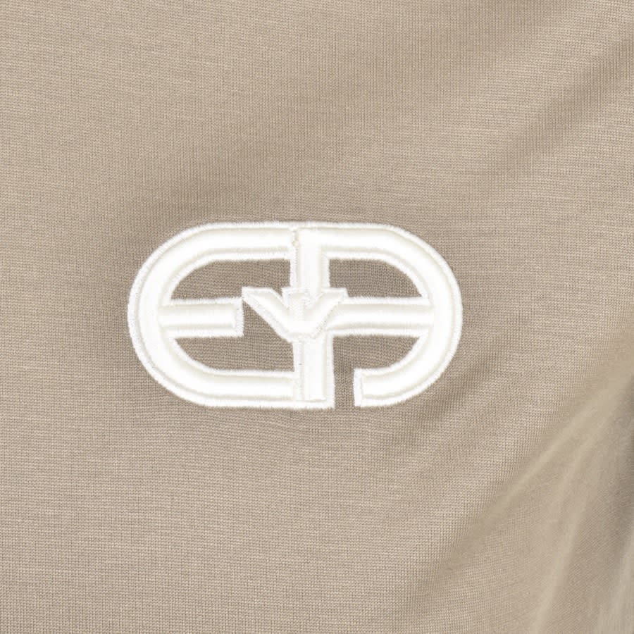 Alternative Image for ProductEmporio Armani Crew Neck Logo T Shirt Khaki3