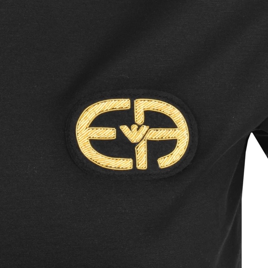 Alternative Image for ProductEmporio Armani Crew Neck Logo T Shirt Black3