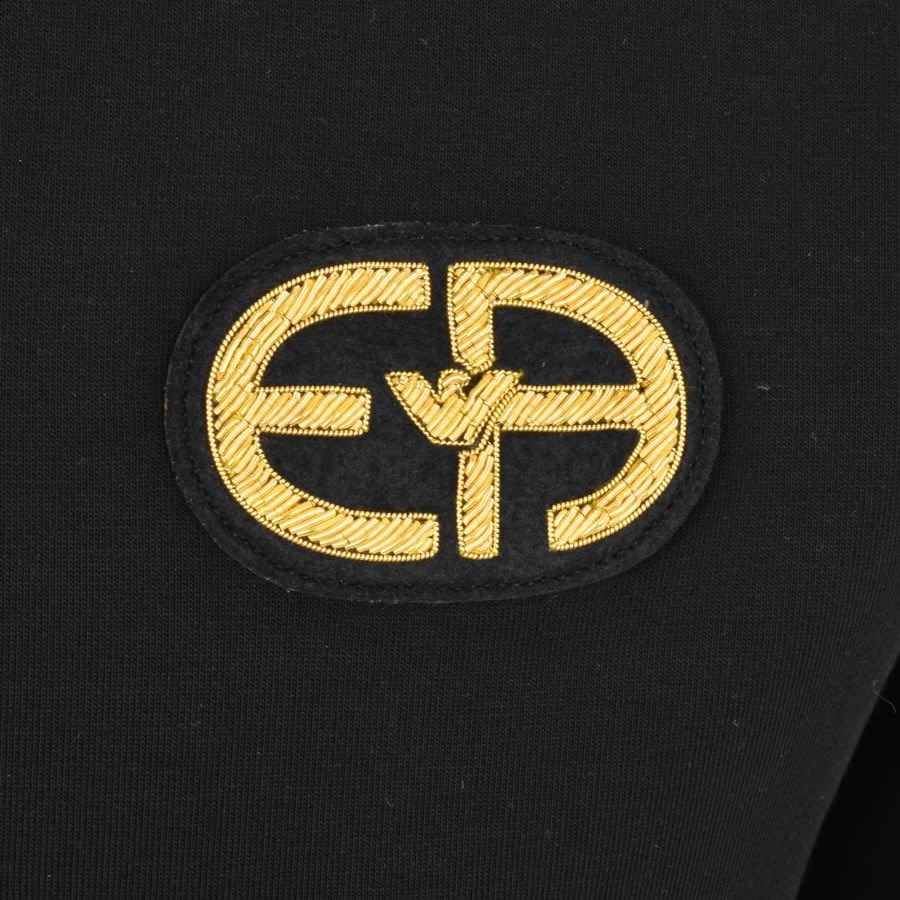 Alternative Image for ProductEmporio Armani Pullover Logo Hoodie Black3