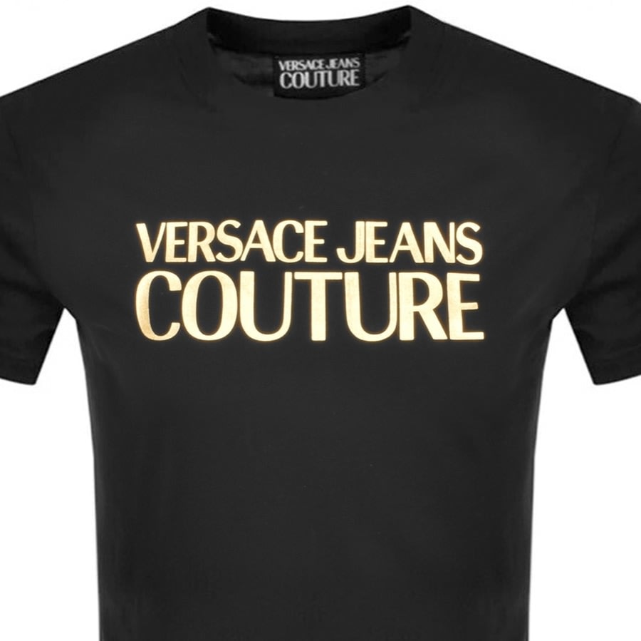 Alternative Image for ProductVersace Jeans Couture Logo T Shirt Black2