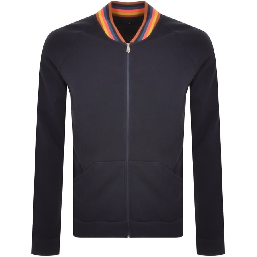 Alternative Image for ProductPS By Paul Smith Zip Sweatshirt Navy1