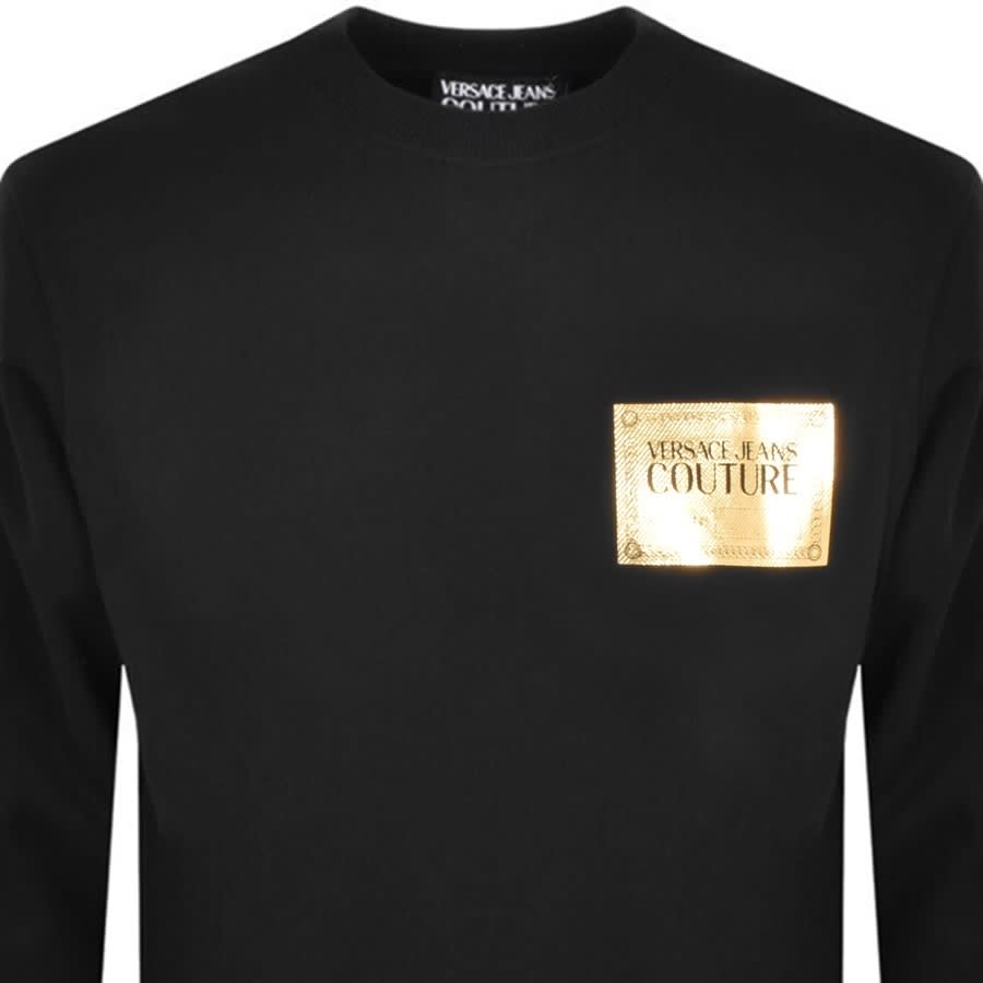 Alternative Image for ProductVersace Jeans Couture Logo Sweatshirt Black2