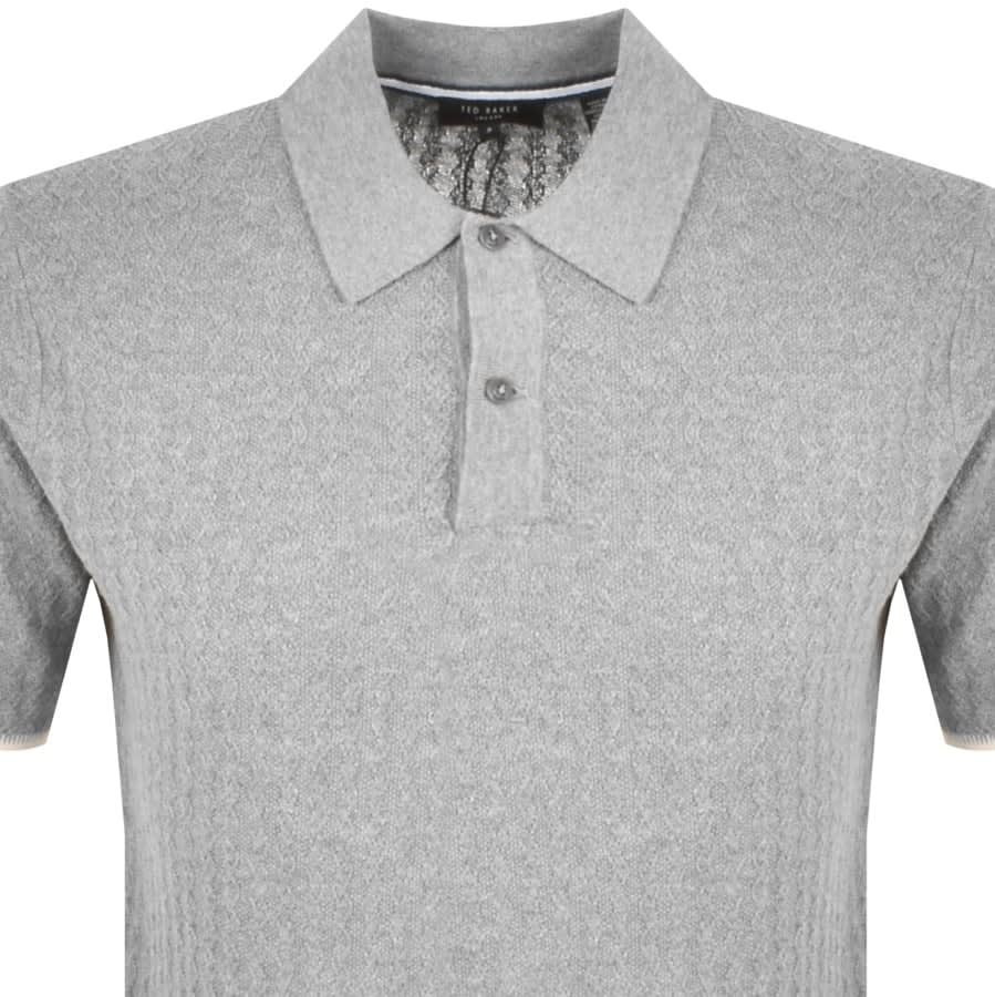 Alternative Image for ProductTed Baker Lytton Knit Polo T Shirt Grey2