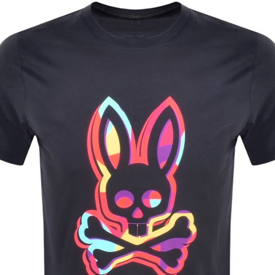 Alternative Image for ProductPsycho Bunny Binns Logo T Shirt Navy2