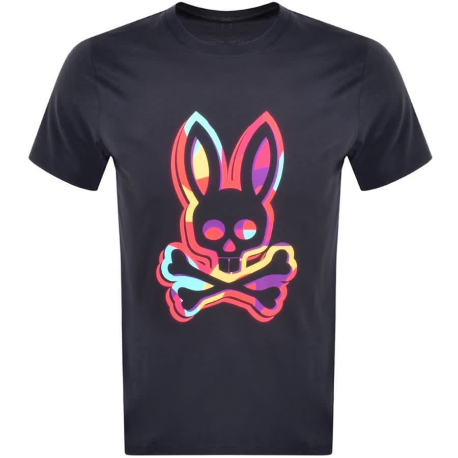 Alternative Image for ProductPsycho Bunny Binns Logo T Shirt Navy1