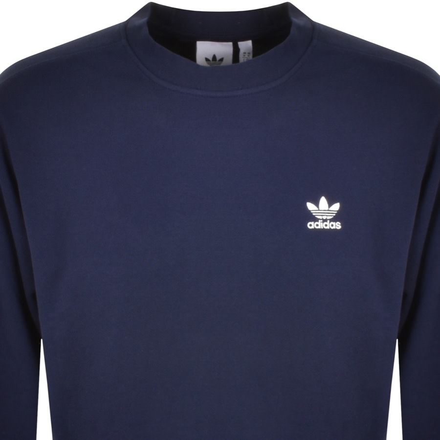 Originals 3 Stripes Sweatshirt Navy | Mainline Menswear United States