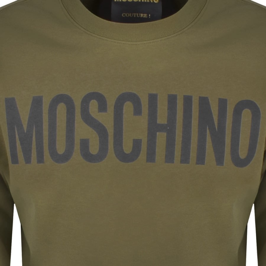 Alternative Image for ProductMoschino Logo Sweatshirt Green3