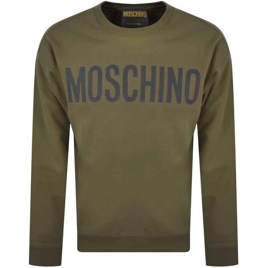 Alternative Image for ProductMoschino Logo Sweatshirt Green1