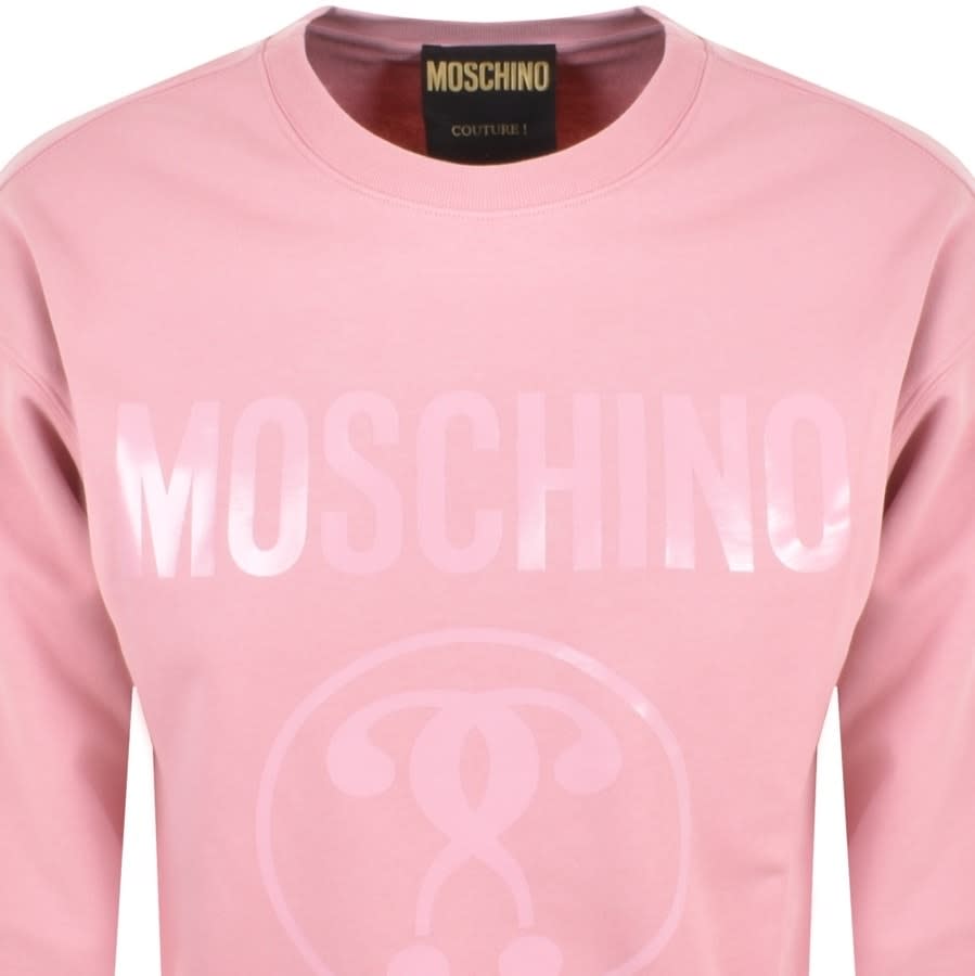 Alternative Image for ProductMoschino Milano Logo Sweatshirt Pink2