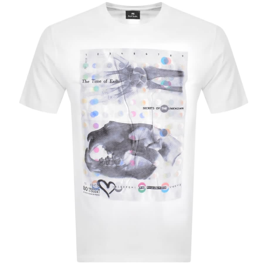 Alternative Image for ProductPS By Paul Smith Dot Slim Fit T Shirt White1