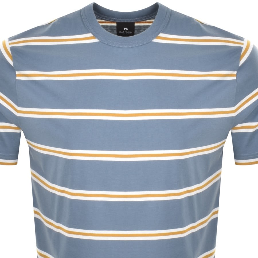 Alternative Image for ProductPS By Paul Smith Stripe T Shirt Blue2