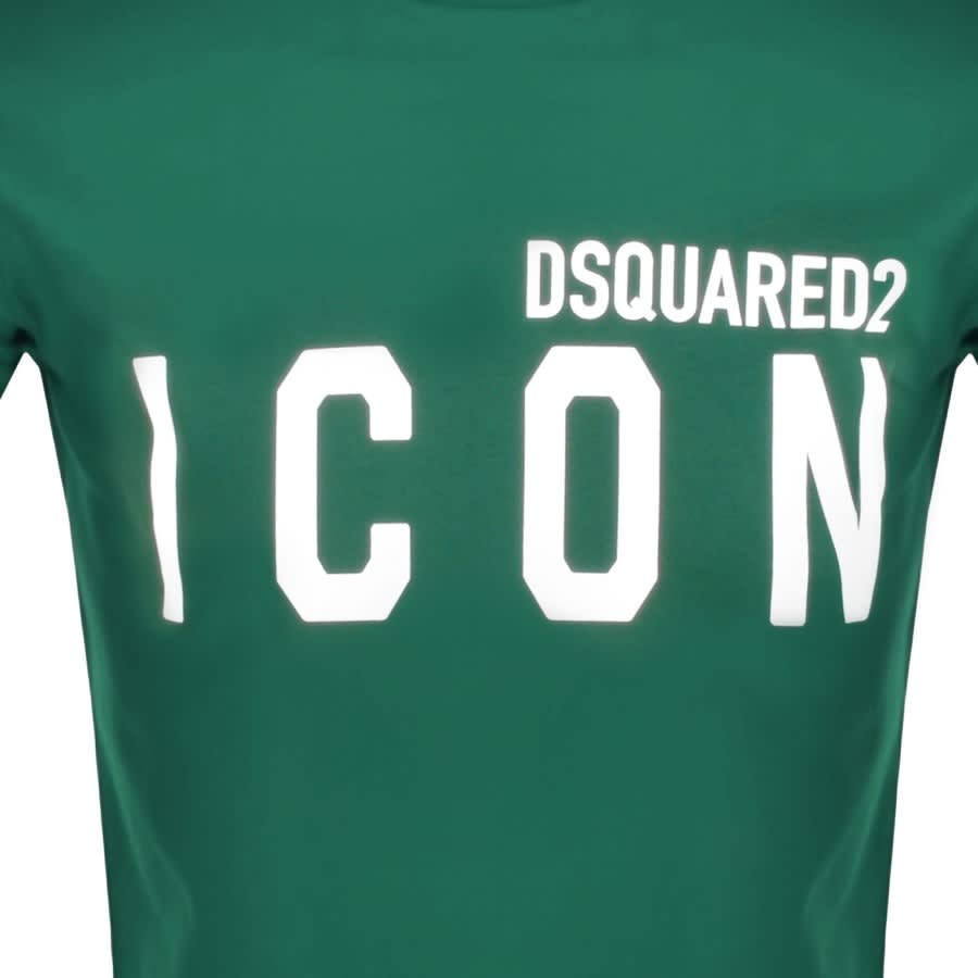 Alternative Image for ProductDSQUARED2 Logo Short Sleeved T Shirt Green3